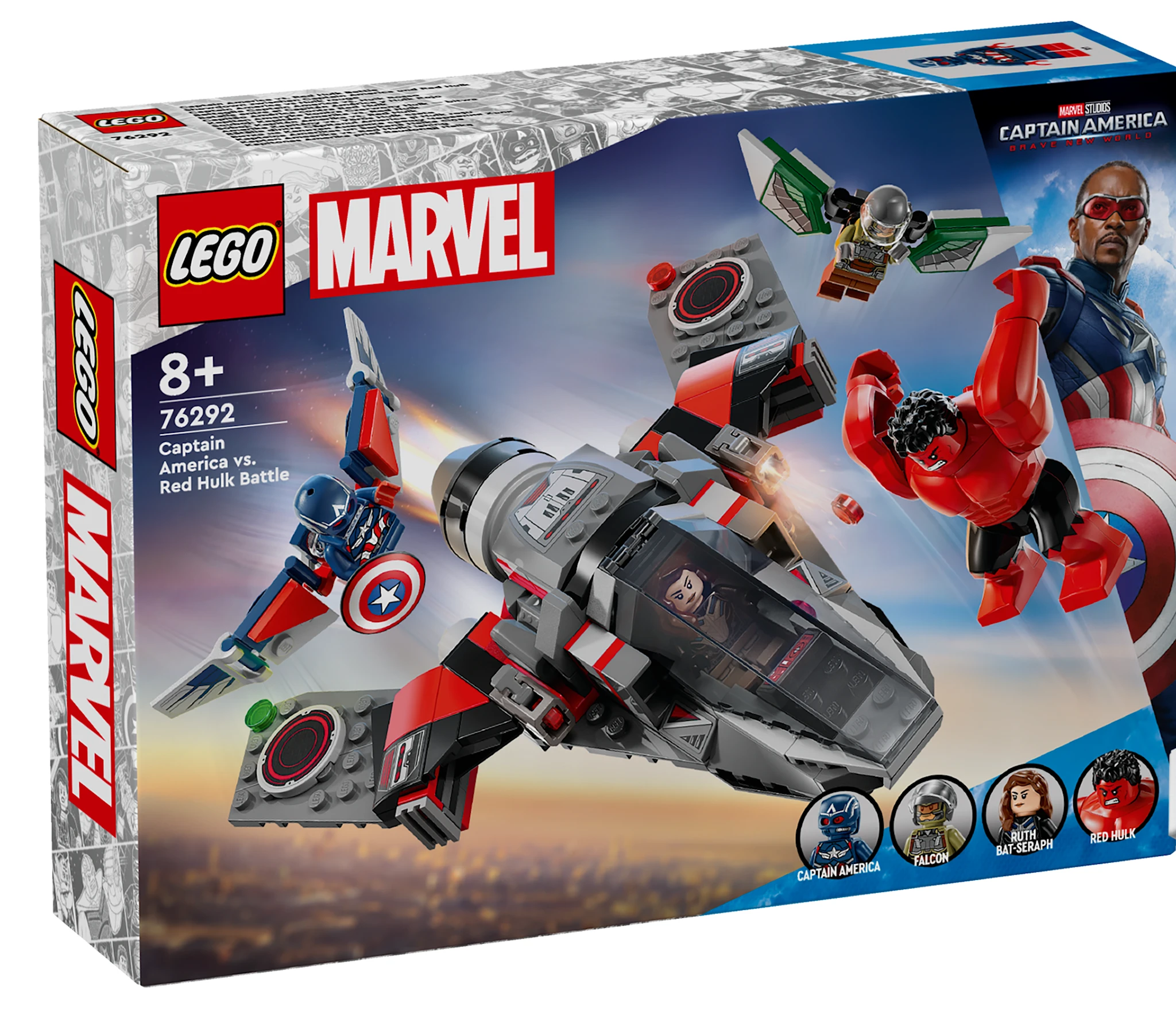 Tuotekuva ille Captain American ja Punaisen Hulkin taistelu LEGO® Marvel (76292)
