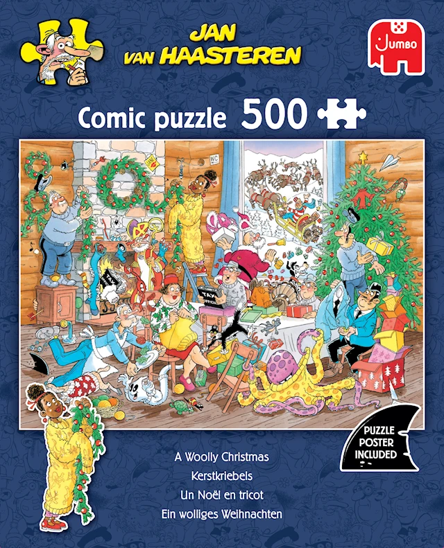 Jan Van Haasteren The Woolly Christmas Pussel 500 bitar
