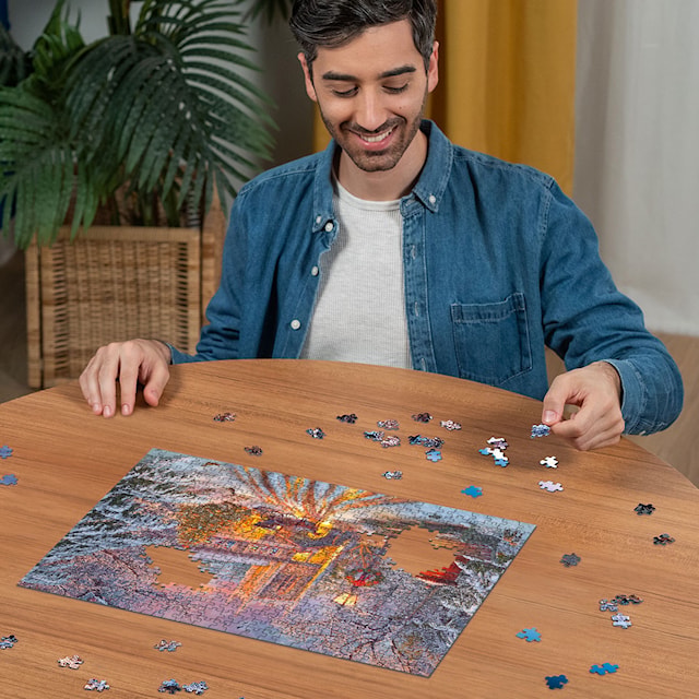 Produktbilde 3 for Magisk jul, Starline Puslespill 500 brikker, Ravensburger
