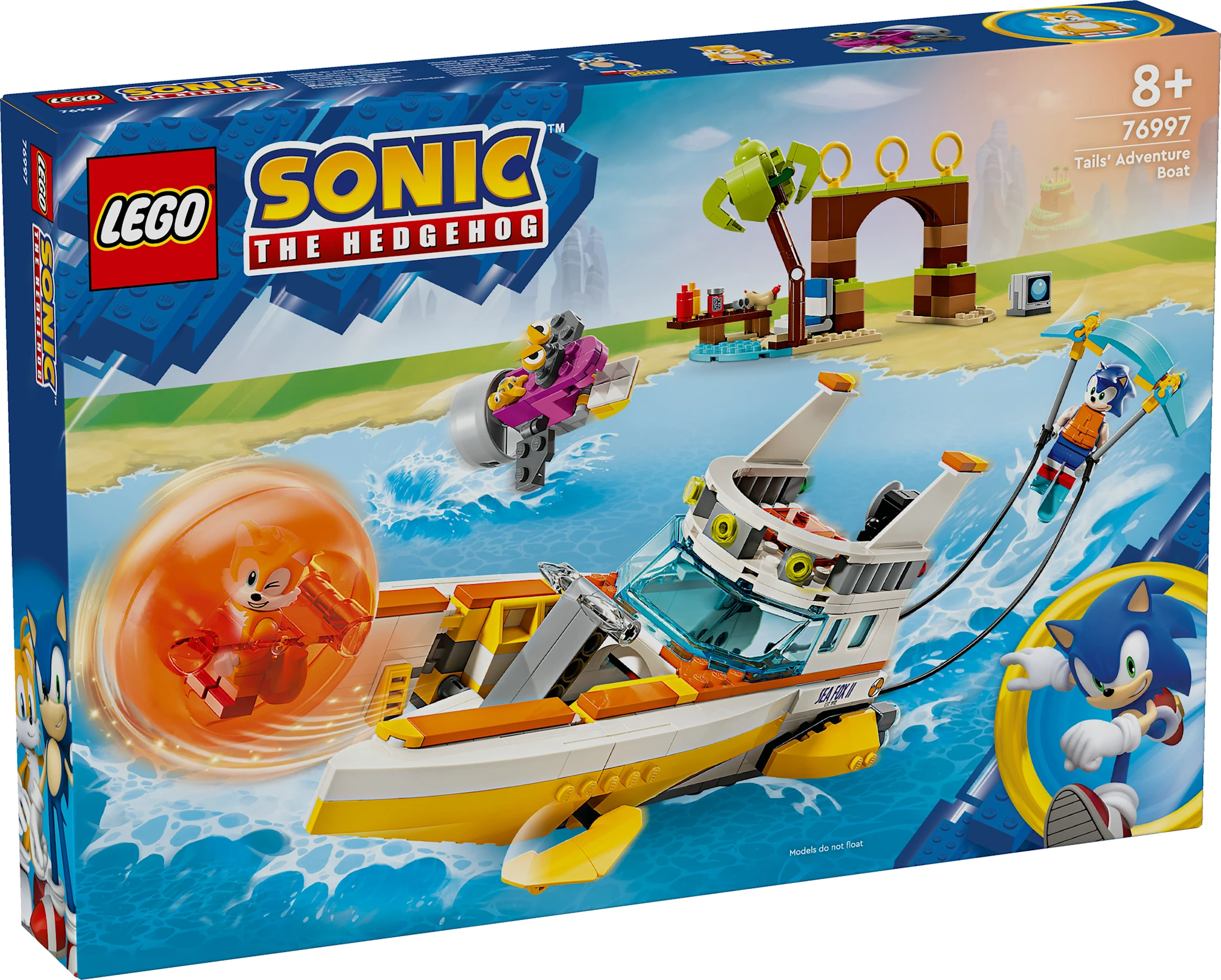 Produktbilde for Tails’ båteventyr LEGO® Sonic (76997)