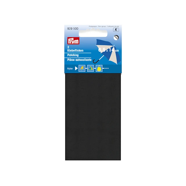 Laglappar Nylon 6,5 x 14 cm 1 st Svart Prym