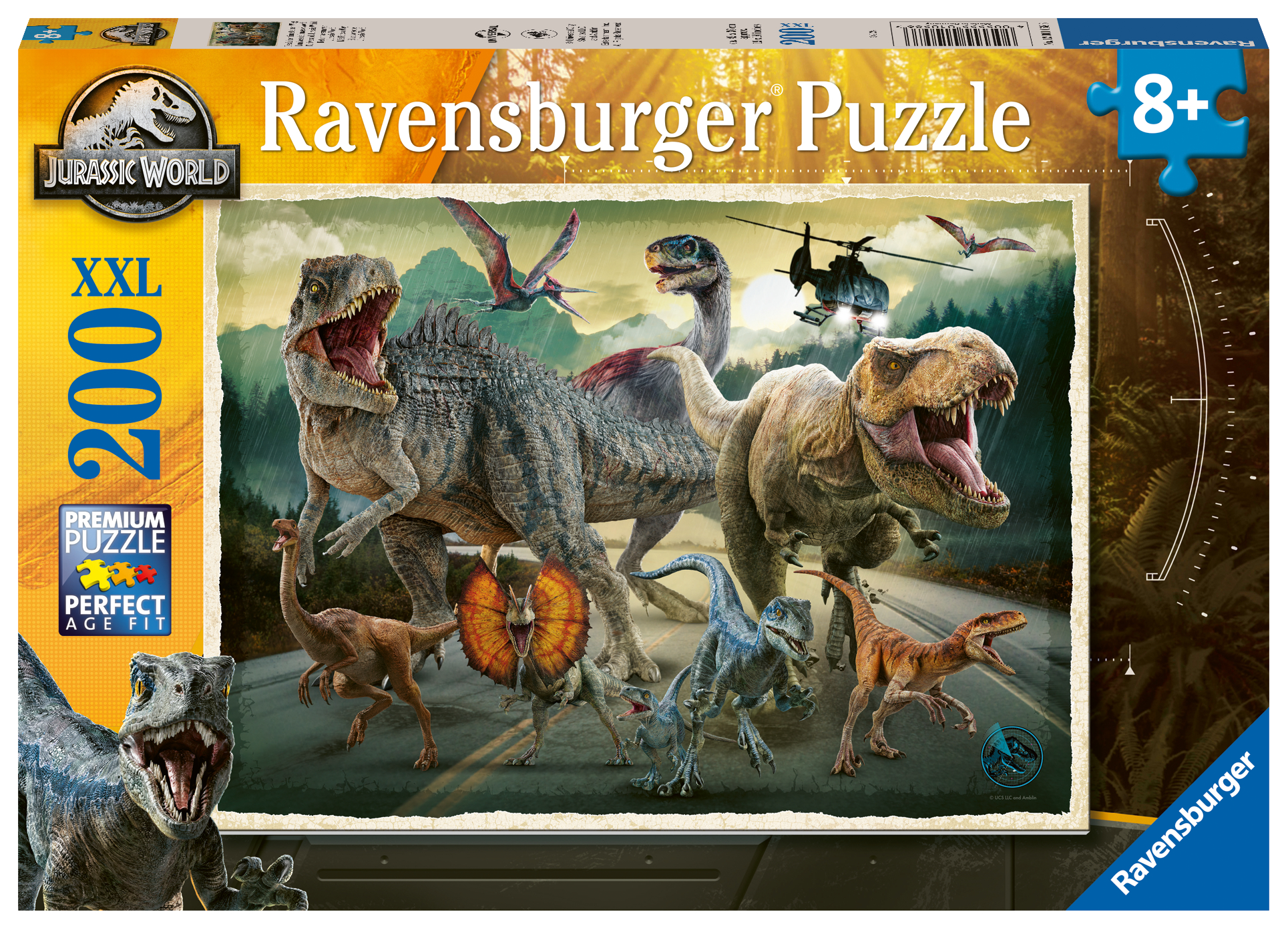 Pussel Jurassic World 200 bitar, Ravensburger