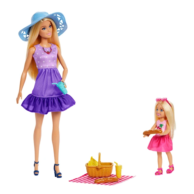 Barbie Malibu & Chelsea Modedockor