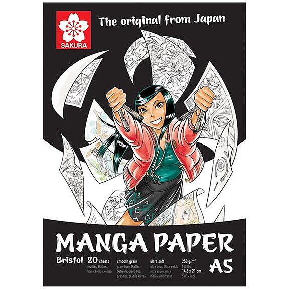 Ritblock Sakura Manga paper pad A5 250g 20 ark