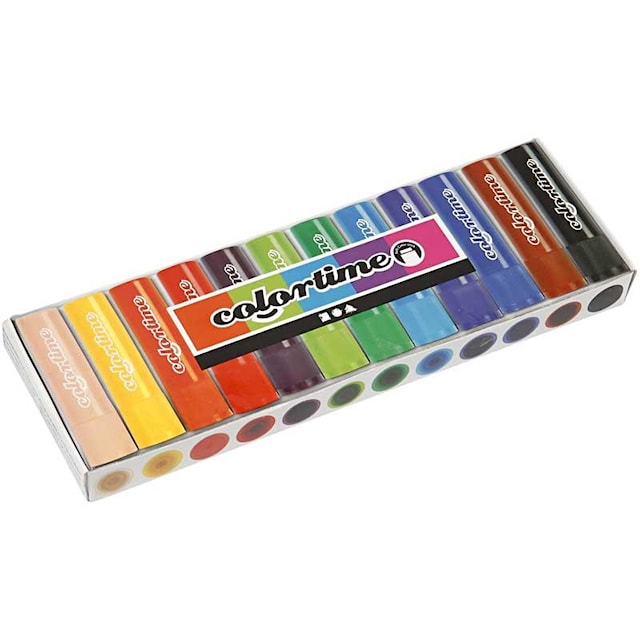 Tuotekuva 3 - Soft Color Stick, Pit. 8 cm, värilajitelma, 12 kpl/ 1 pkt