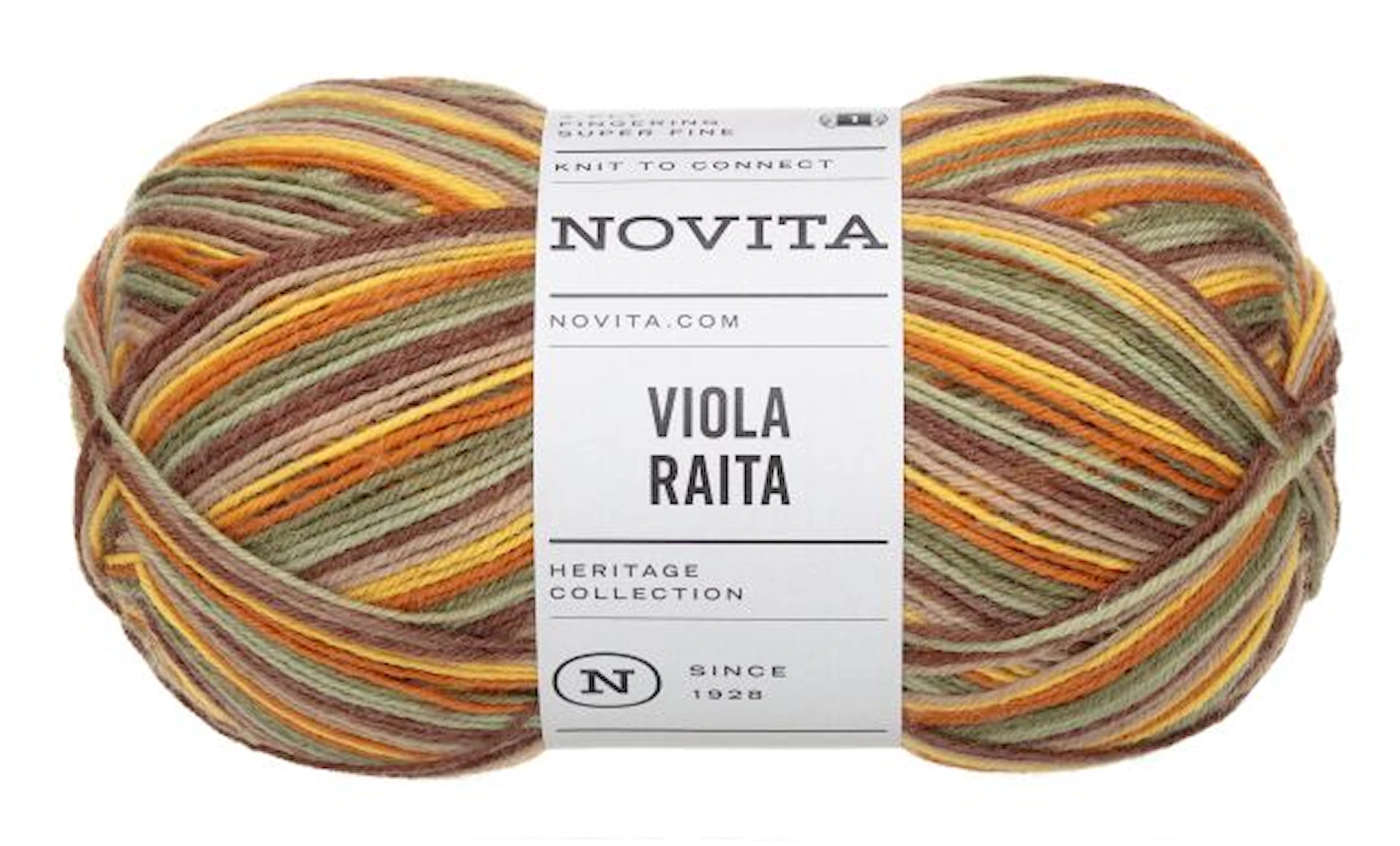 Produktbild för Viola Raita Garn Ullmix 100g Torrt Väder dag 8391 Novita