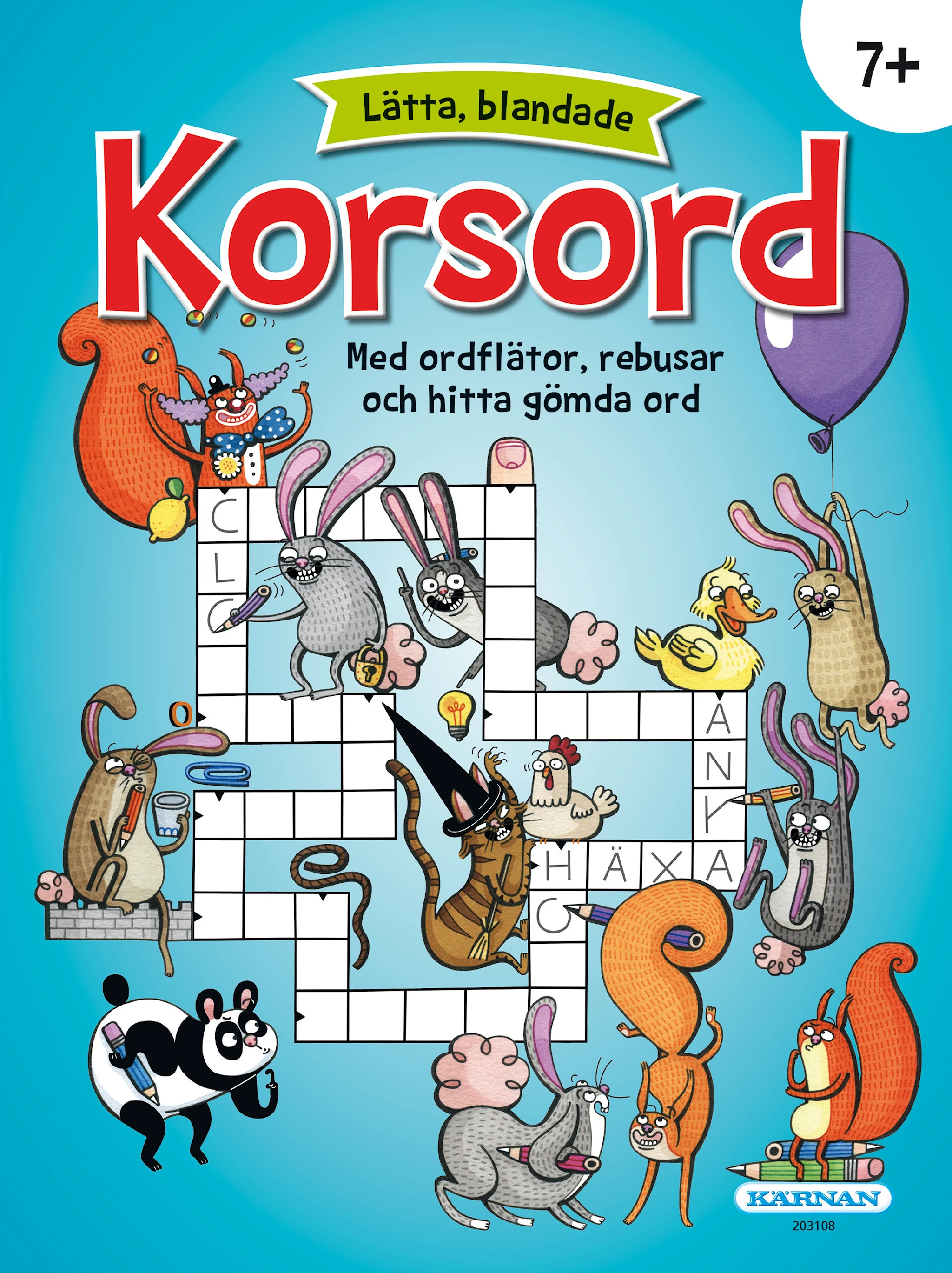 Produktbild för Lätta Blandade Korsord, Kärnan