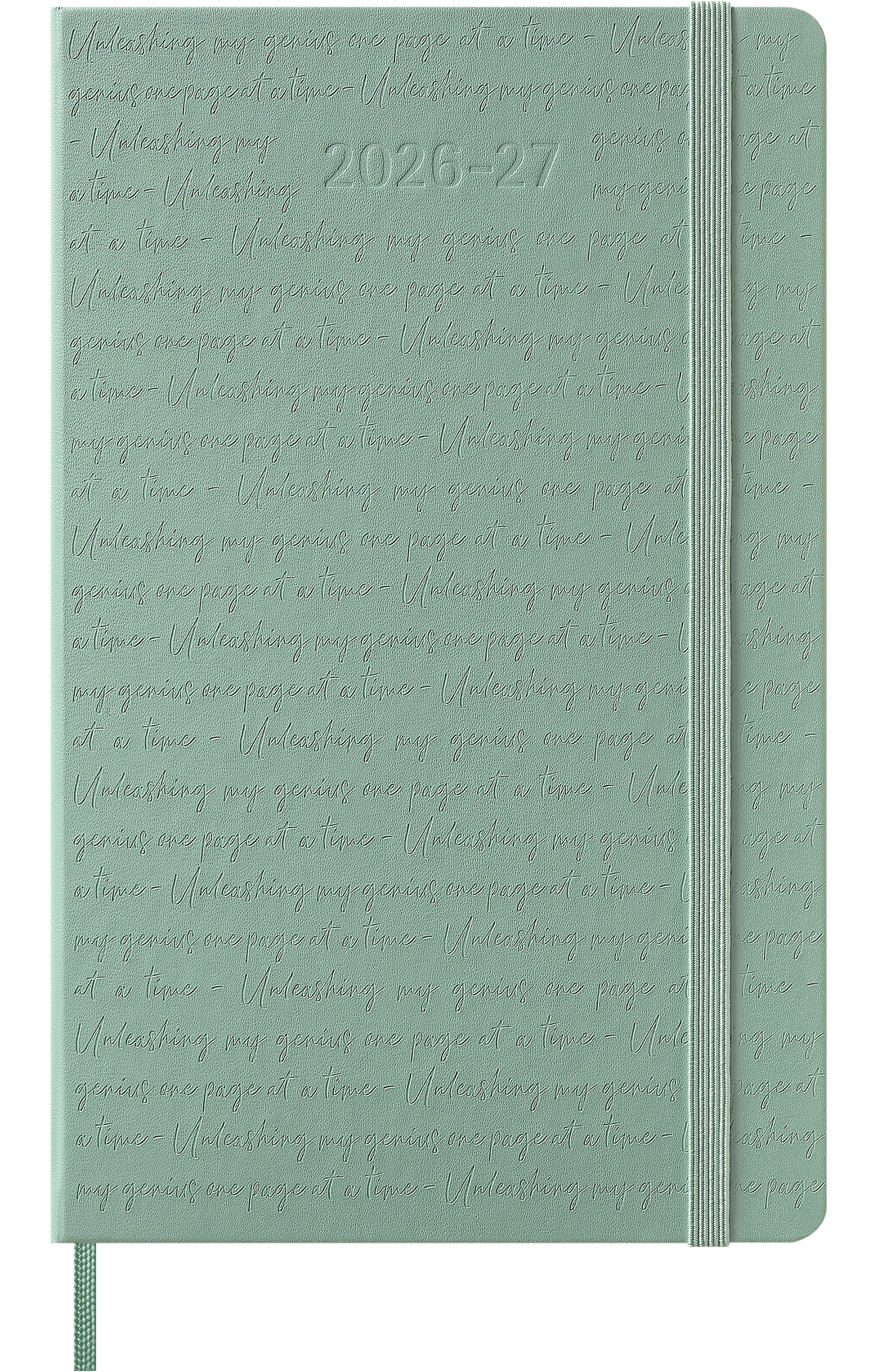 Produktbild för Classic Hard 18M 26/27 Week Note Large Sage Green Moleskine