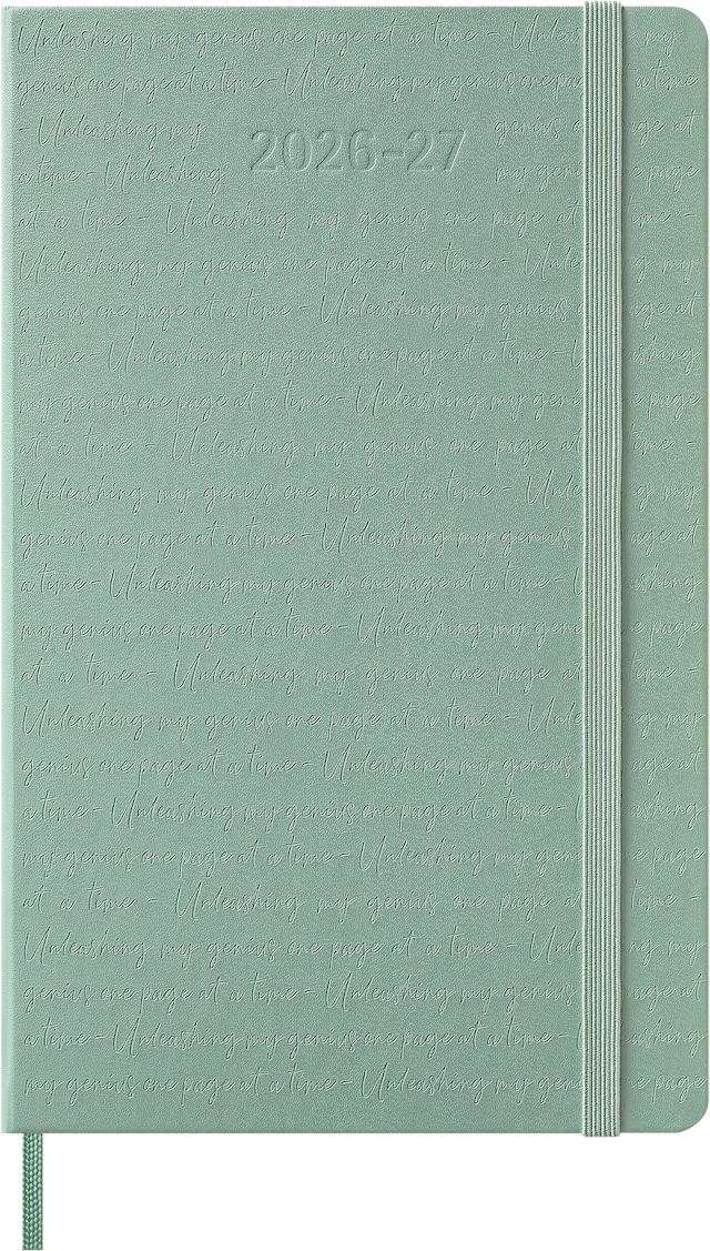 Classic Hard 18M 26/27 Week Note Large Sage Green Moleskine
