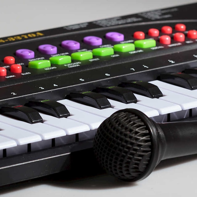 Produktbild 5 för Elektroniskt Keyboard med Mikrofon Tobar
