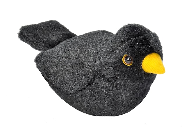 Blackbird pehmeä lelu Soundilla 15 cm Wild Republic