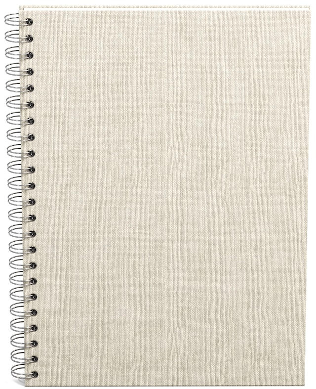 Tuotekuva 1 - Muistikirja A4 Viivattu Linen 90 Sivua Bigso Box of Sweden