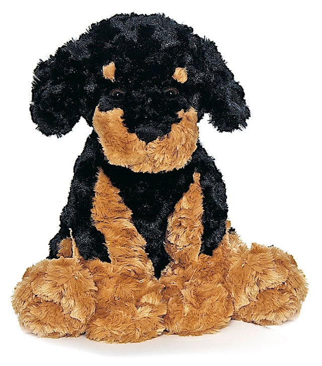 Teddykompaniet Koira 40 cm Mustaruskea