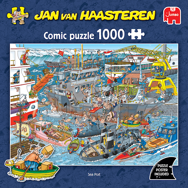 Produktbild 1 för Jan van Haasteren Sea Port Pussel 1000 bitar