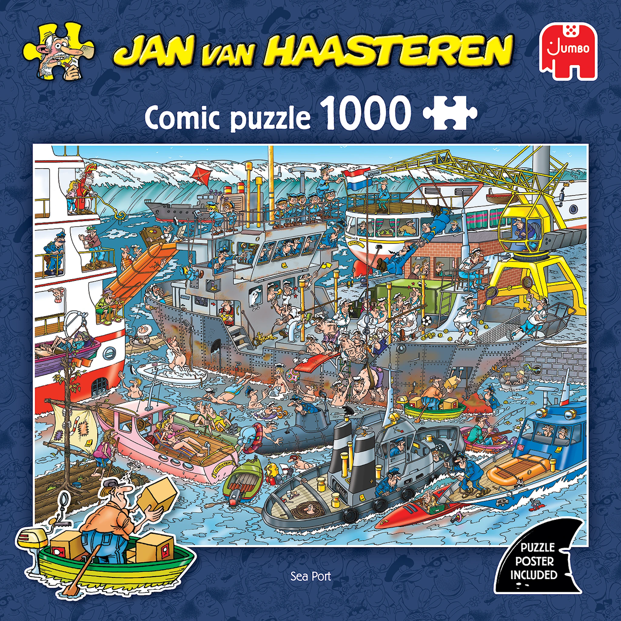Tuotekuva ille Jan van Haasterenin merisatamapalapeli 1000 palaa