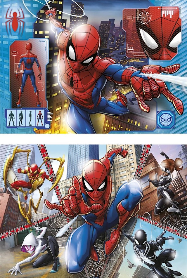 Tuotekuva 2 - Spider-Man Palapeli 2x60 palaa Clementoni