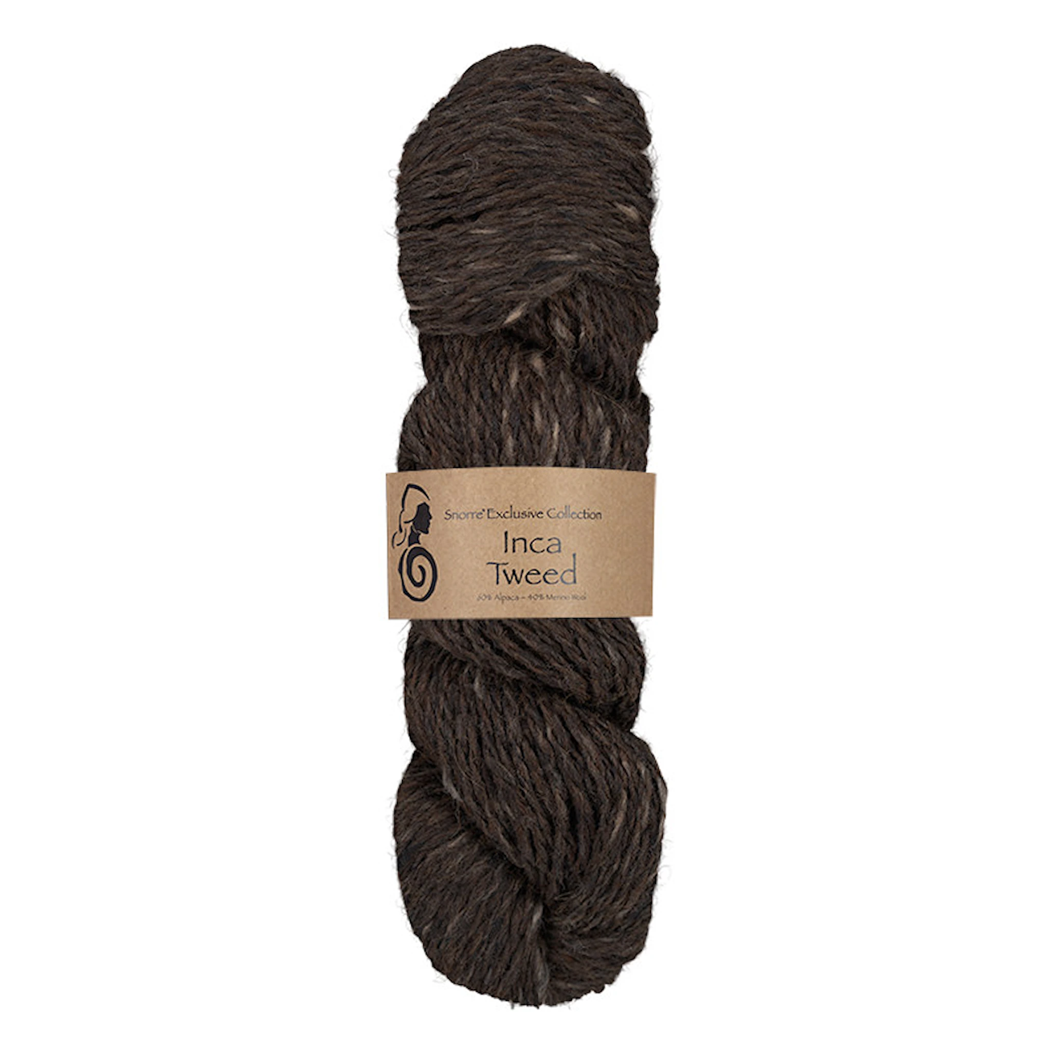 Produktbild för Inca Tweed Alpacka, ull 50 gr Viking Snorre
