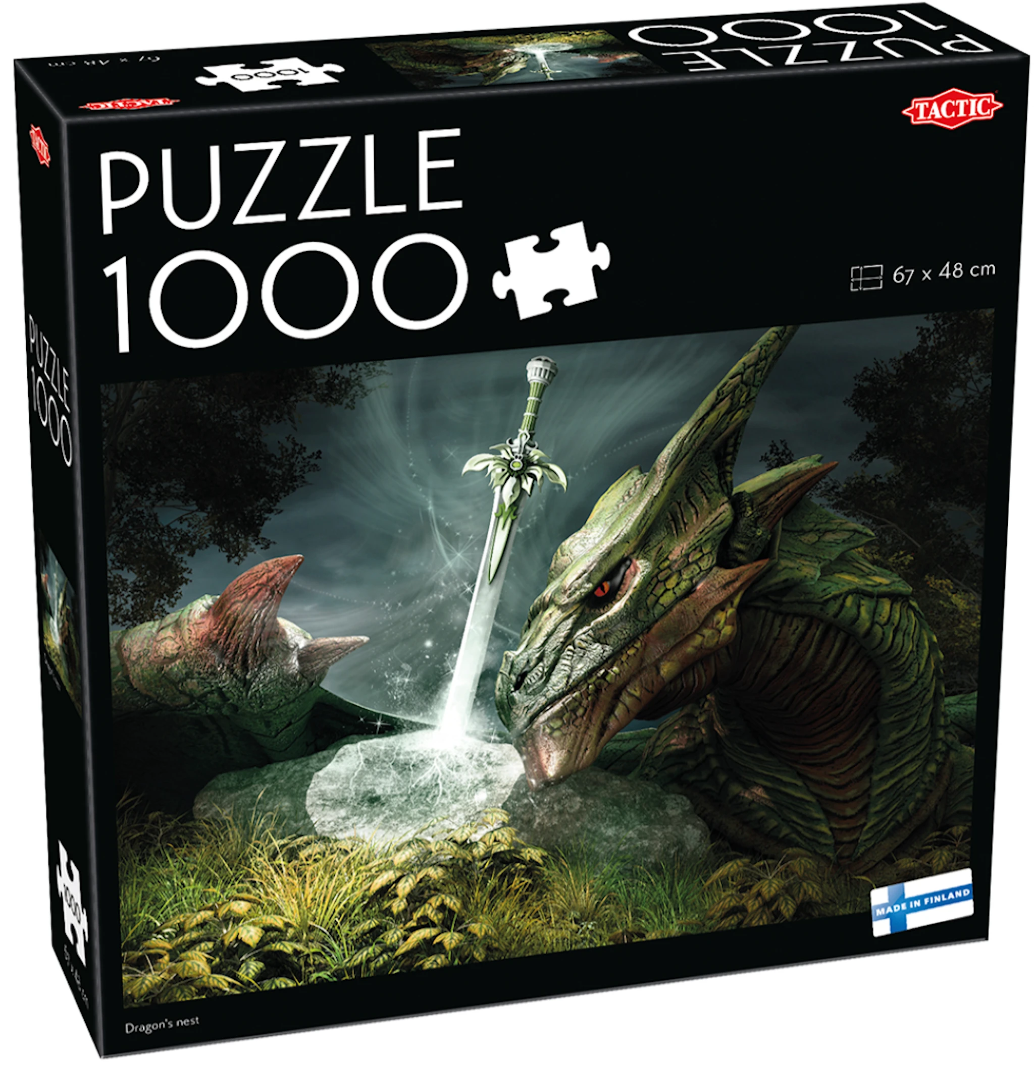 Produktbilde for 1000 Brikker Puslespill Dragens Rede Tactic