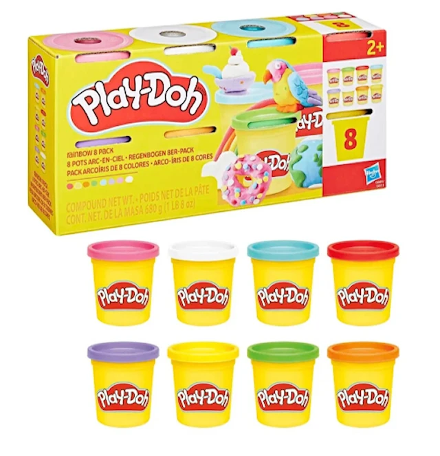 Play-Doh Compound 8-Pack Rainbow