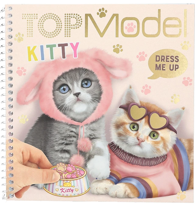 Stickersbok Dress Me Up Kitty TOPModel