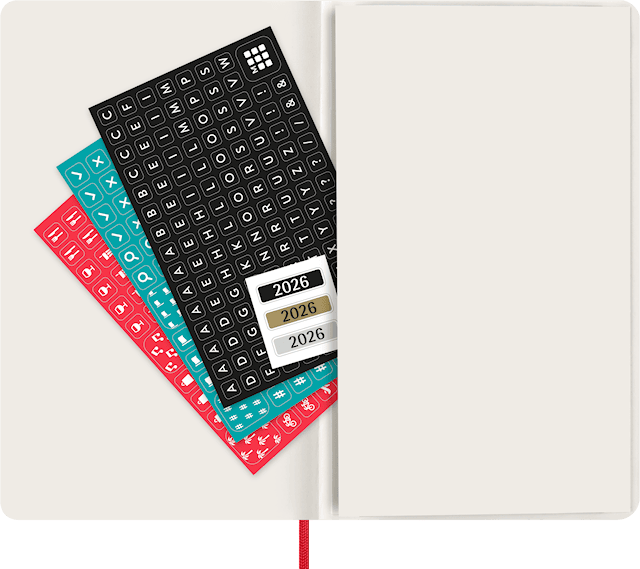 Tuotekuva 6 - Kalenteri 2026 Classic Soft 12M Week Note Large Punainen Moleskine