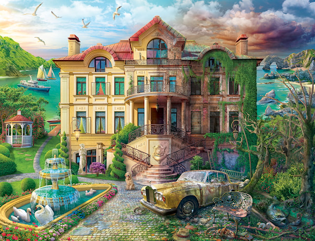 Tuotekuva 3 - Cove Manor Echoes, Palapelit 2000 palaa, Ravensburger