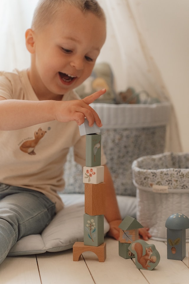 Produktbilde 4 for Forest Friends Byggeklosser i Tre Little Dutch