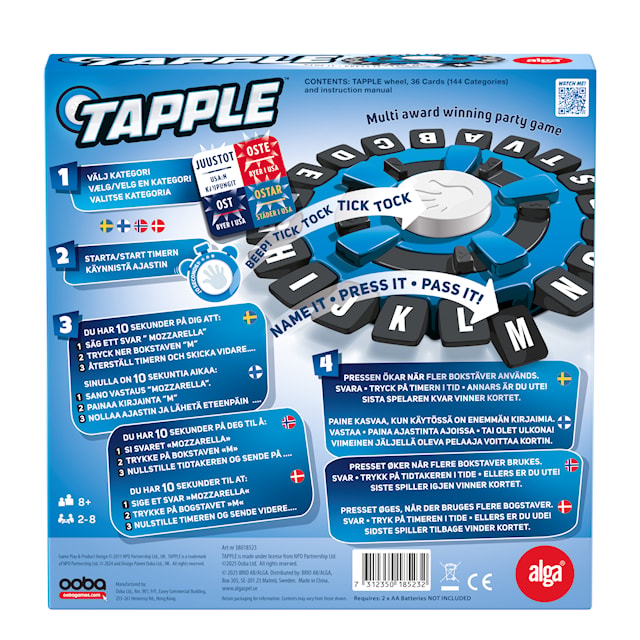 Produktbilde 4 for Tapple, Alge (SE/NO/FI/DK)