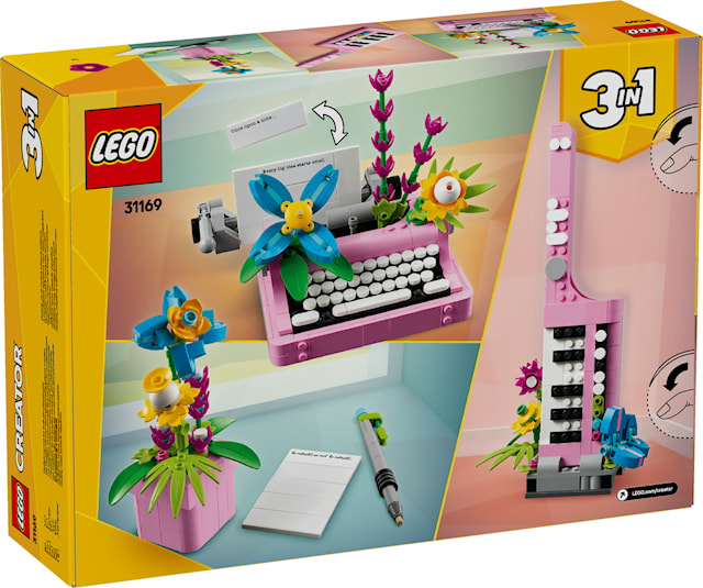 Tuotekuva 3 - Kirjoituskone ja kukat LEGO® Creator (31169)