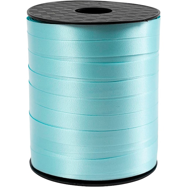 Tuotekuva 1 - Lahjanauha, Lev: 10 mm, vaalea turkoosi, 250 m/ 1 rll