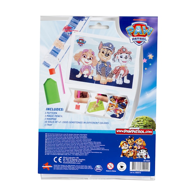 Produktbild 5 för Diamamålning Paw Patrol