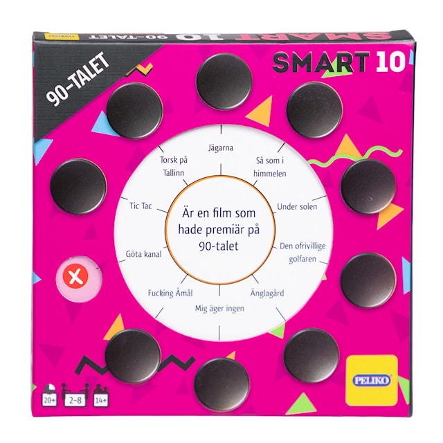 Produktbild 1 för SMART10 FRÅGEKORT Frågekort 90-Talet (SE)