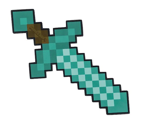 Produktbild 1 för Diamond Svärd i Skum Minecraft