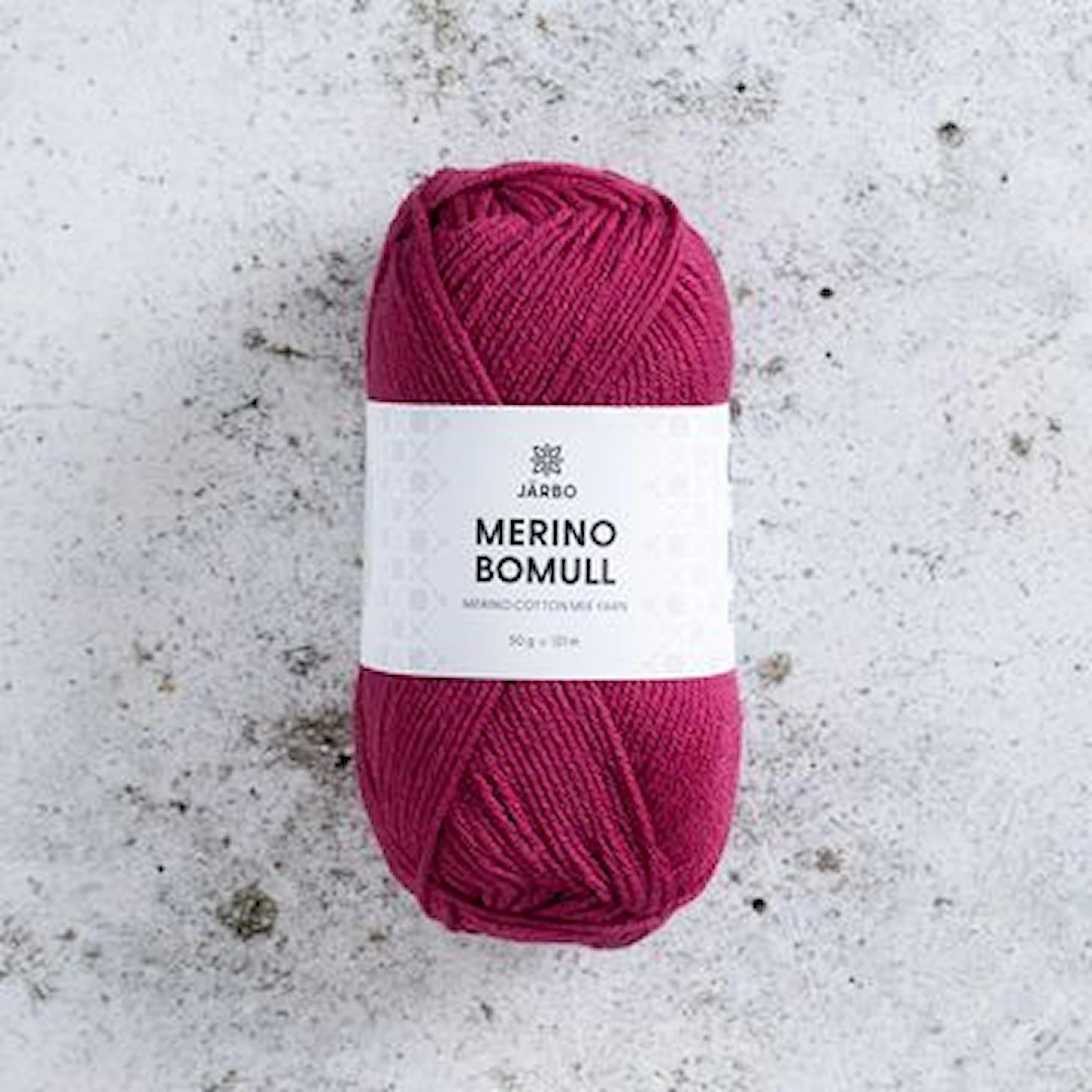 Produktbild för Merino Bomull 50 gr Järbo