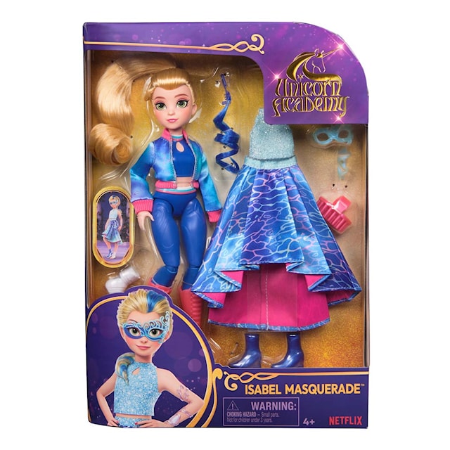 Produktbild 4 för Unicorn Academy Modedocka Isabel Masquerade 24 cm