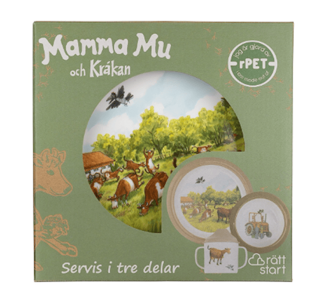 Produktbild 2 för Mamma Mu Barnservis 3-del Rätt Start