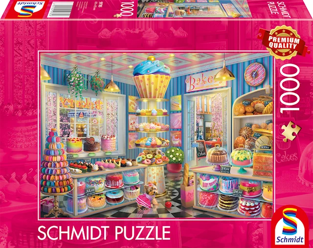 Palapelit The brightly coloured bakery 1000 palaa, Schmidt