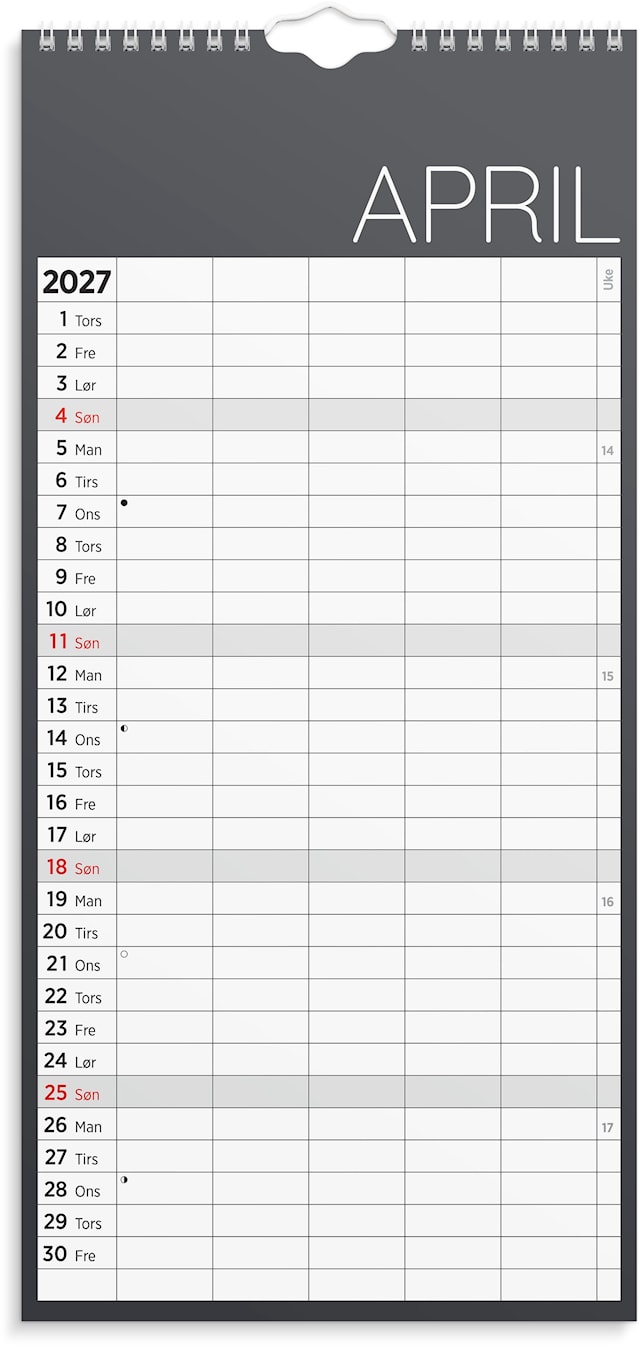 Produktbilde 2 for Veggkalender Hvem Gjør Hva 26/27 Grieg