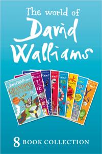 Bokomslag för World of David Walliams: 8 Book Collection (The Boy in the Dress, Mr Stink, Billionaire Boy, Gangsta Granny, Ratburger, Demon Dentist, Awful Auntie, Grandpa's Great Escape)