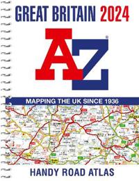 Great Britain A-Z Handy Road Atlas 2024 (A5 Spiral)