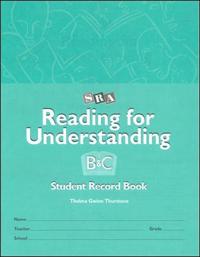 Reading for Understanding, Student Record Books for Levels B & C, Grades 3-12