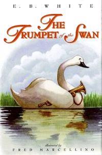 Kirjan kansi "The Trumpet of the Swan"