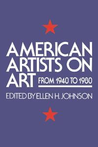 Bokomslag för "American Artists On Art"