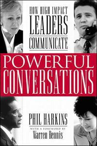 Kirjan kansi "Powerful Conversations: How High Impact Leaders Communicate"
