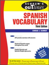 Schaum's Outline of Spanish Vocabulary, 3ed