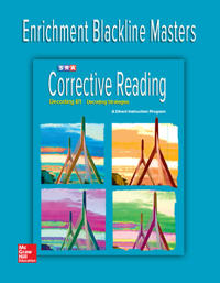 Corrective Reading Decoding Level B1, Enrichment Blackline Master