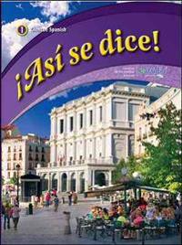 Asi se dice! Level 1, Student Edition