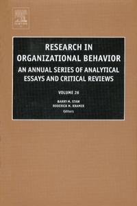 Research in Organizational Behavior