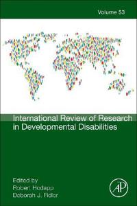 Bokomslag för "International Review of Research in Developmental Disabilities"