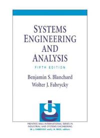 Blanchard, B: Systems Engineering and Analysis